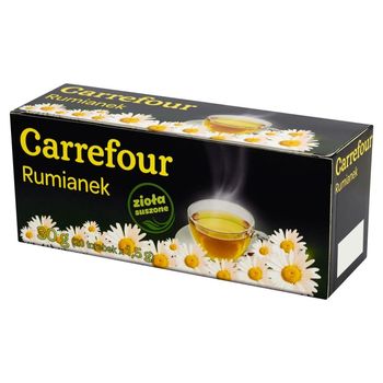 Carrefour Rumianek Herbatka ziołowa 30 g (20 torebek)