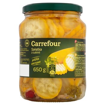 Carrefour Sałatka z cukinii 650 g