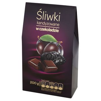 Carrefour Śliwki kandyzowane w czekoladzie 200 g