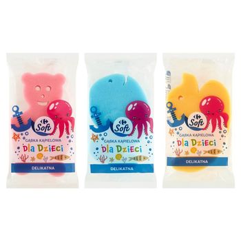 Carrefour Soft Gąbka kąpielowa dla dzieci