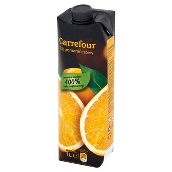 Carrefour Sok pomarańczowy 1 l