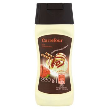 Carrefour Sos truskawkowy 220 g