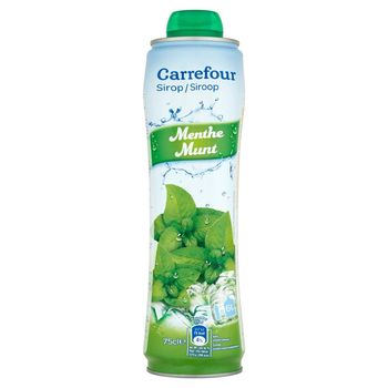Carrefour Syrop miętowy 75 cl