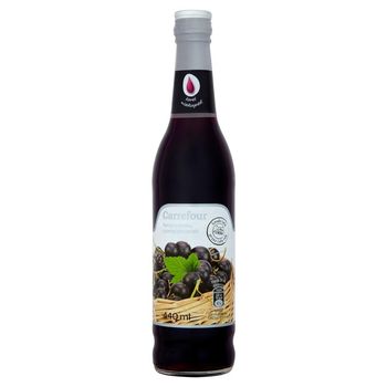 Carrefour Syrop o smaku czarnej porzeczki 440 ml