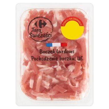 Carrefour Targ Świeżości Boczek Lardons 150 g