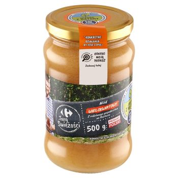 Carrefour Targ Świeżości Miód wielokwiatowy 500 g