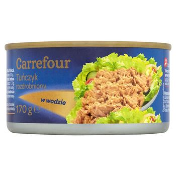 Carrefour Tuńczyk rozdrobniony w wodzie 170 g