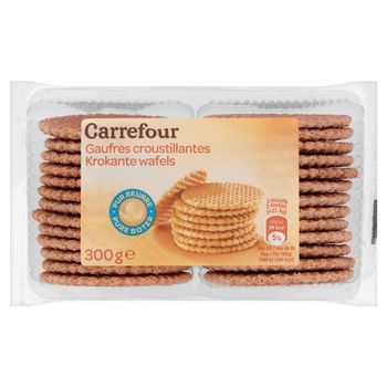 Carrefour Wafle maślane 300 g