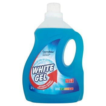 Carrefour Żel do prania tkanin białych 2 l