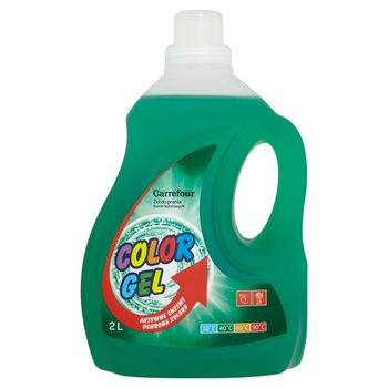 Carrefour Żel do prania tkanin kolorowych 2 l