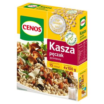 Cenos Kasza pęczak jęczmienny 400 g (4 torebki)
