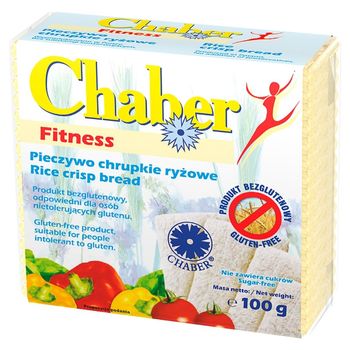 Chaber Pieczywo chrupkie ryżowe fitness 100 g