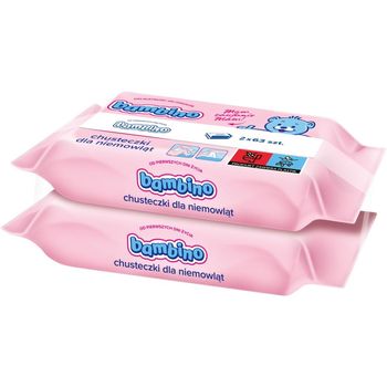 Chusteczki dla niemowląt duopack 2x63szt.