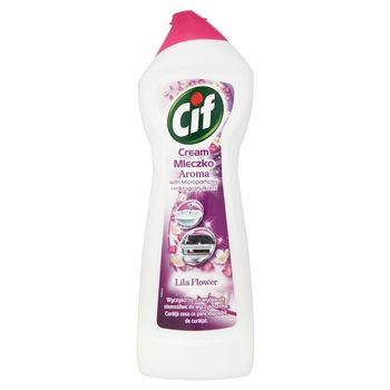 Cif Cream Aroma Lila Flower z mikrogranulkami Mleczko do czyszczenia 700 ml