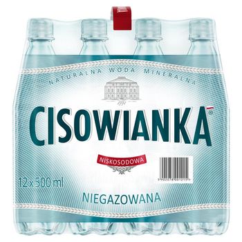 Cisowianka Naturalna woda mineralna niegazowana niskosodowa 12 x 500 ml
