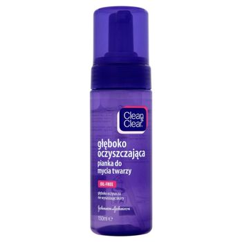 Clean & Clear Głęboko oczyszczająca pianka do mycia twarzy 150 ml