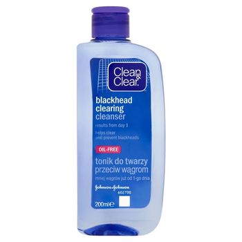 Clean & Clear Tonik do twarzy przeciw wągrom 200 ml