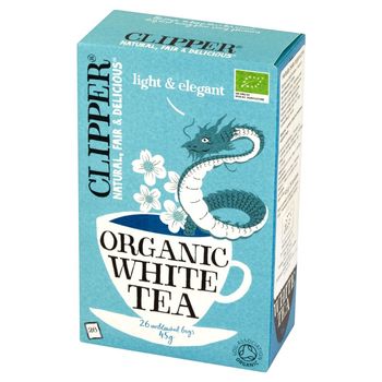 Clipper Herbata biała organiczna 45 g (26 torebek)