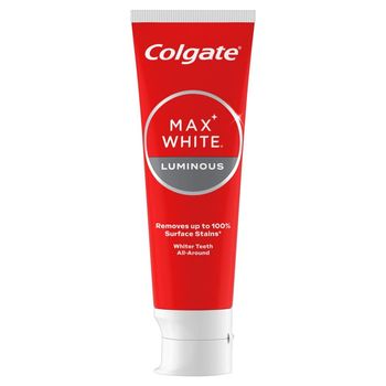 Colgate Max White Luminous Wybielająca pasta do zębów z fluorem 75 ml