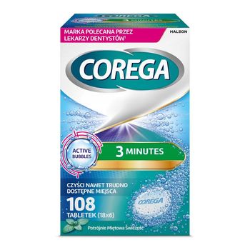 Corega Wyrób medyczny tabletki 108 sztuk