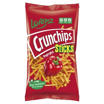 Crunchips Sticks Chipsy ziemniaczane o smaku papryka 70 g