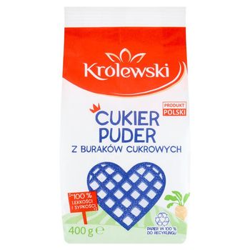 Cukier Królewski Cukier puder z buraków cukrowych 400 g