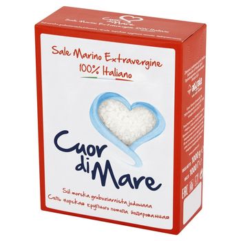 Cuor di Mare Sól morska gruboziarnista jodowana 1000 g