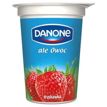 Danone ale Owoc Jogurt truskawkowy 370 g