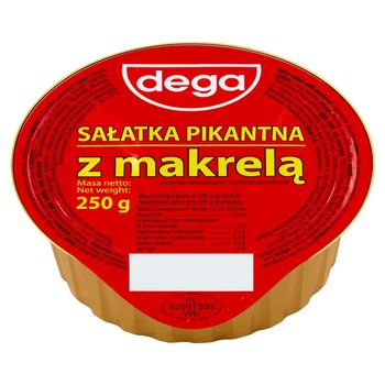 Dega Sałatka pikantna z makrelą 250 g