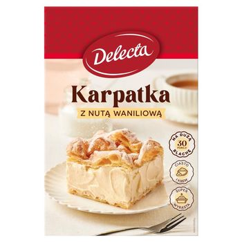 Delecta Karpatka z nutą waniliową mieszanka do domowego wypieku ciasta 375 g