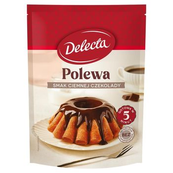Delecta Polewa smak ciemnej czekolady 100 g