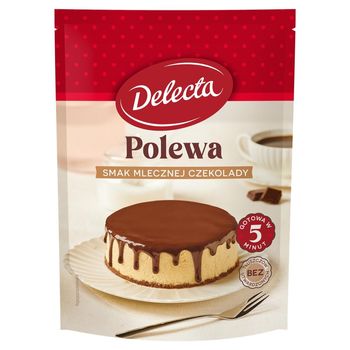 Delecta Polewa smak mlecznej czekolady 100 g