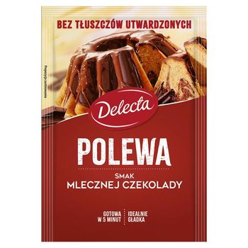 Delecta Polewa smak mlecznej czekolady 100 g