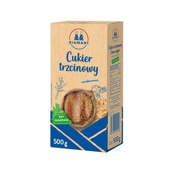 Diamant Dry Demerara Cukier trzcinowy nierafinowany 500 g