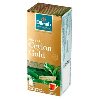 Dilmah Finest Ceylon Gold Klasyczna czarna herbata 50 g (25 x 2 g)