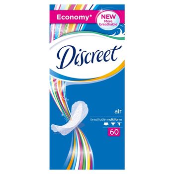 Discreet Air Multiform Wkładki higieniczne 60 sztuk