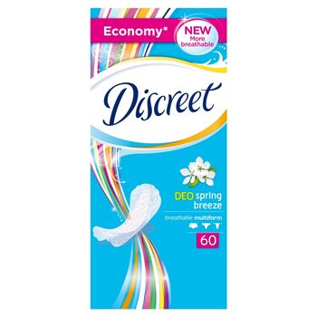 Discreet Spring Breeze Multiform Wkładki higieniczne 60 sztuk
