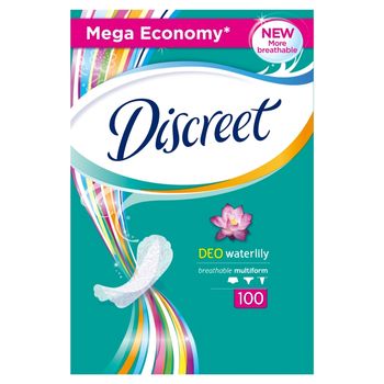Discreet Waterlily Multiform Wkładki higieniczne 100 sztuk