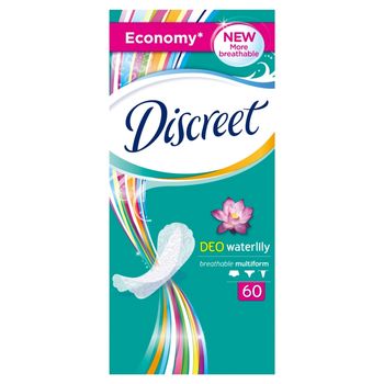 Discreet Waterlily Multiform Wkładki higieniczne 60 sztuk