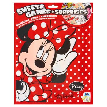 Disney Minnie Niespodzianka naklejka i słodycze 29 g