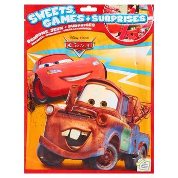 Disney-Pixar Cars Niespodzianka naklejka i słodycze 29 g