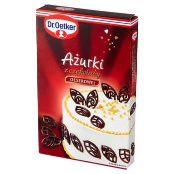Dr. Oetker Ażurki z czekolady deserowej 30 g (24 sztuki)