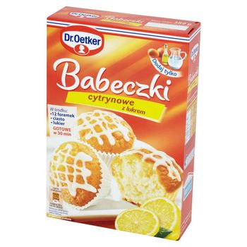 Dr. Oetker Babeczki cytrynowe z lukrem 389 g