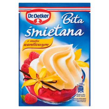 Dr. Oetker Bita śmietana o smaku waniliowym 60 g
