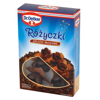 Dr. Oetker Różyczki opłatki brązowe 6 sztuk