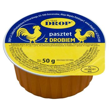 PASZTET DROP 50g Z DROBIEM