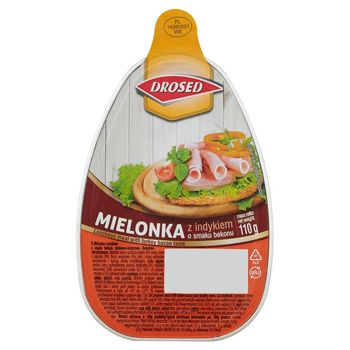 Drosed Mielonka z indykiem o smaku bekonu 110 g