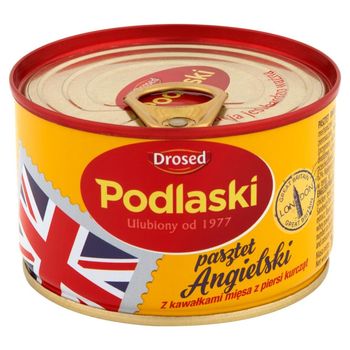 Drosed Podlaski Pasztet Angielski z kawałkami mięsa z piersi kurcząt 160 g