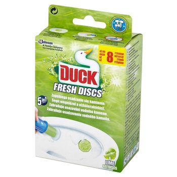 Duck Fresh Discs 5w1 Lime Żelowy krążek do toalety 36 ml