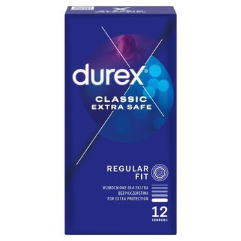 Durex Classic Extra Safe Prezerwatywy 12 sztuk